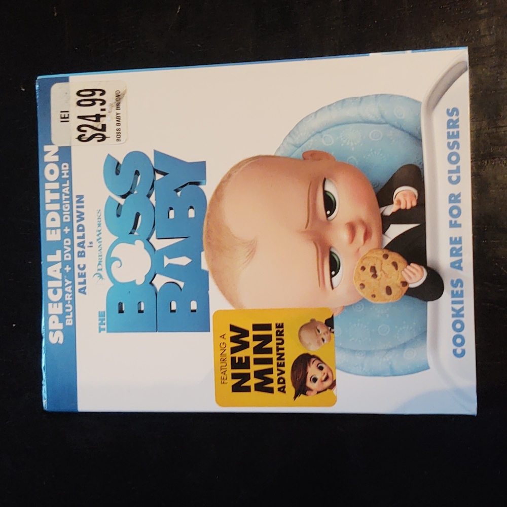 Boss Baby Blu-Ray DVD Digital HD Brand New
